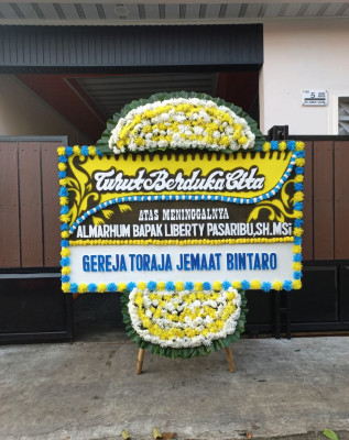 Papan Bunga Duka di Meurah Mulia